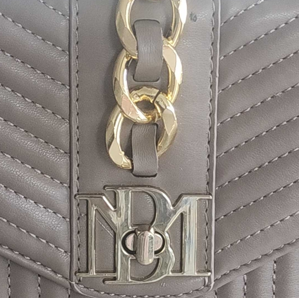 Badgley Mischka SET taupe bag and wallet, vegan leather. NWOT - Picture 3 of 17